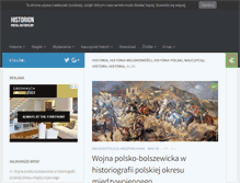 Tablet Screenshot of historion.pl
